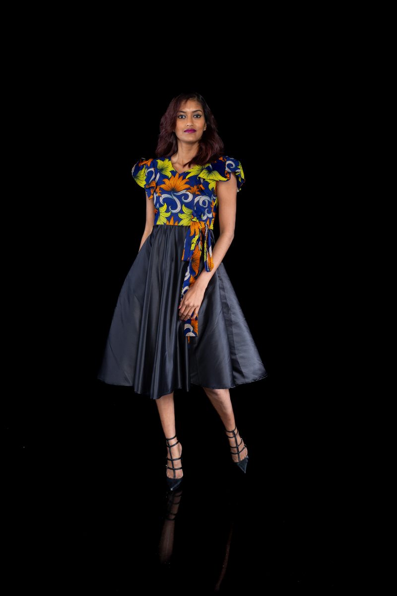 african cocktail dress SALLY African Print Women's Dress